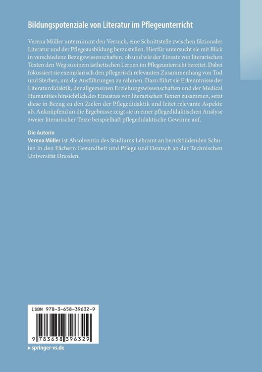 Produktbild: Bildungspotenziale von Literatur im Pflegeunterricht