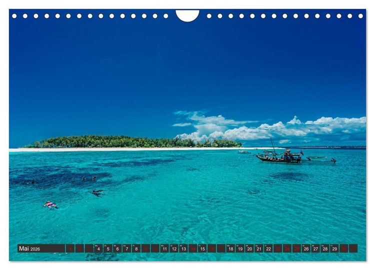 Produktbild: Karibu Sansibar (Wandkalender 2026 DIN A4 quer), CALVENDO Monatskalender