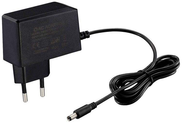 Produktbild: YingJiao YS12V-1201000E Steckernetzteil, Festspannung 12V 1A 12W