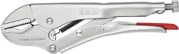 Produktbild: Knipex 40 04 250 Gripzange Gerade mit Prismenaussparung 0 - 35mm 250mm