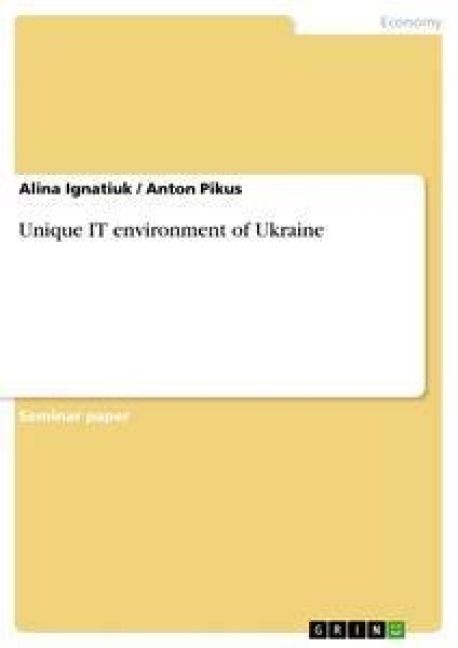 Produktbild: Unique IT environment of Ukraine
