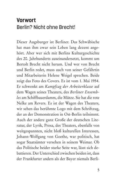 Produktbild: Bertolt Brecht in Berlin