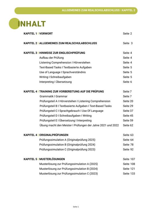 Produktbild: Pr&uuml;fungsheft - 2026 Englisch Realschulabschluss &ndash; Baden-W&uuml;rttemberg &ndash; Original-Pr&uuml;fungen und L&ouml;sungen