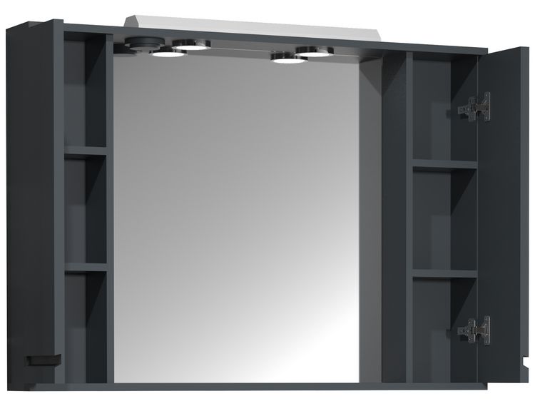 Produktbild: Spiegelschrank Bad Spiegel Beleuchtung Silora XL