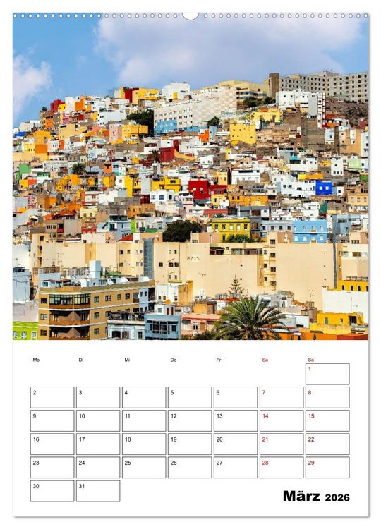 Produktbild: Las Palmas - ein traumhaftes Reiseziel (hochwertiger Premium Wandkalender 2026 DIN A2 hoch), Kunstdruck in Hochglanz
