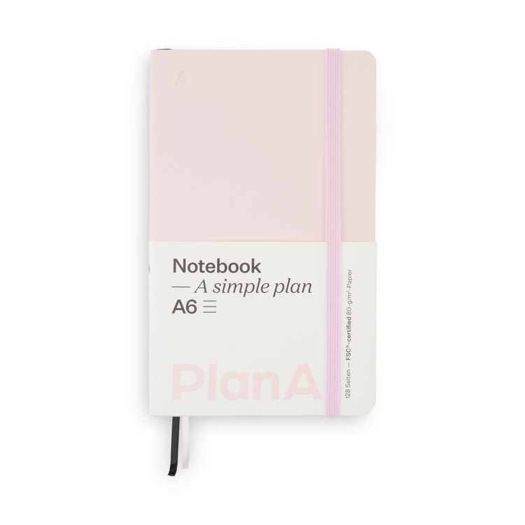 Produktbild: Notizbuch A6 Softcover Magnolia Pink Liniert, 128 Seiten