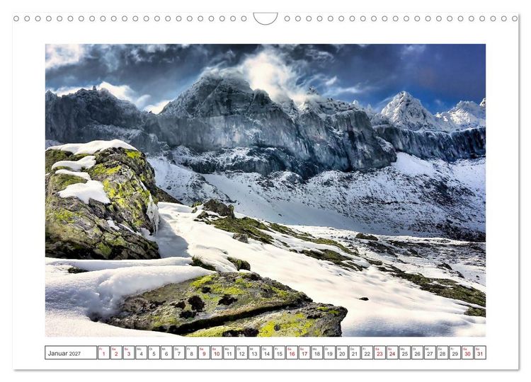 Produktbild: Schweizer Bergmomente (Wandkalender 2027 DIN A3 quer), CALVENDO Monatskalender