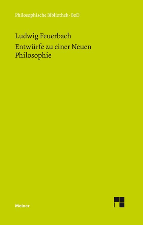 Produktbild: Entw&uuml;rfe zu einer Neuen Philosophie