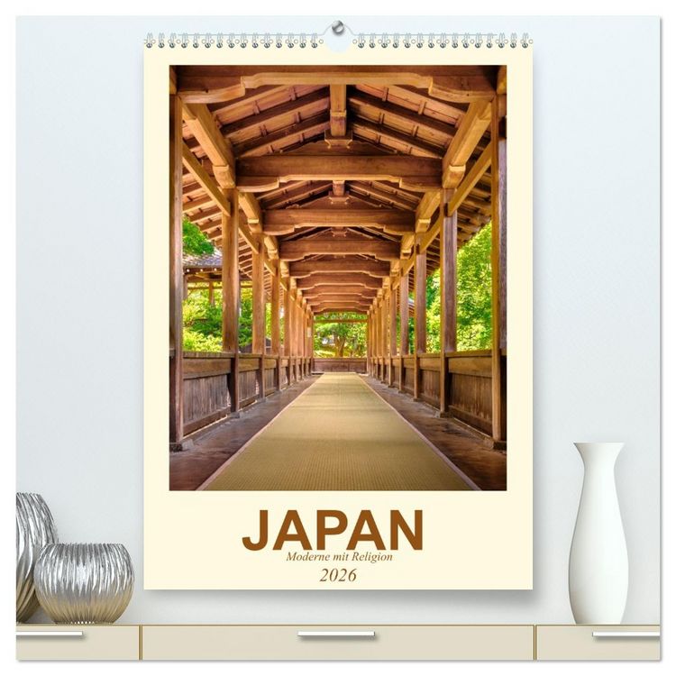 Produktbild: Japan - Moderne mit Religion (hochwertiger Premium Wandkalender 2026 DIN A2 hoch), Kunstdruck in Hochglanz
