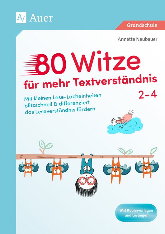 Produktbild: 80 Witze f&uuml;r mehr Textverst&auml;ndnis - Klasse 2-4
