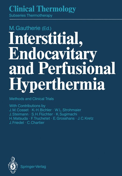 Produktbild: Interstitial, Endocavitary and Perfusional Hyperthermia