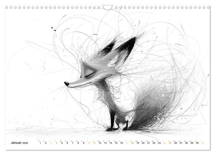 Produktbild: Tierisches Tohuwabohu (Wandkalender 2026 DIN A3 quer), CALVENDO Monatskalender