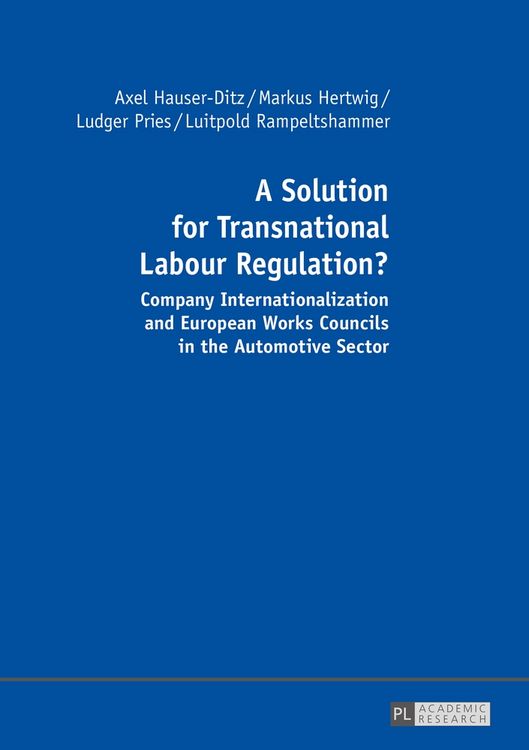 Produktbild: A Solution for Transnational Labour Regulation?