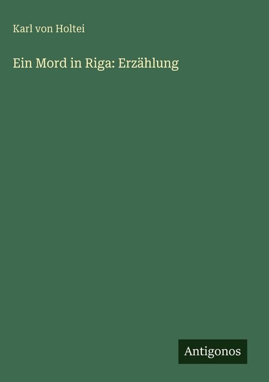 Produktbild: Ein Mord in Riga: Erz&auml;hlung