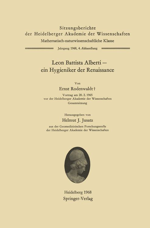 Produktbild: Leon Battista Alberti &mdash; ein Hygieniker der Renaissance