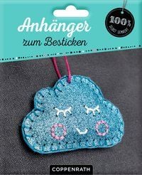 Produktbild: Anh&auml;nger zum Besticken: Glitzer-Wolke (100% s.g./Ruck,zuck)