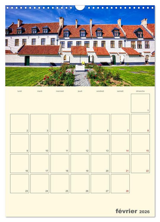 Produktbild: Comt&eacute; belge de Flandre (Calendrier mural 2026 DIN A3 horizontal), CALVENDO calendrier mensuel