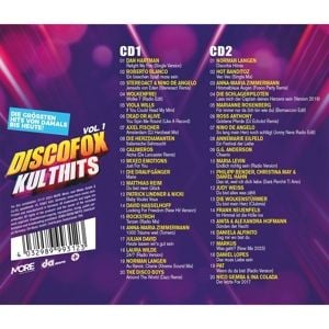 Produktbild: Discofox Kulthits Vol. 1 - Die gr&ouml;&aacute;ten Hits von da