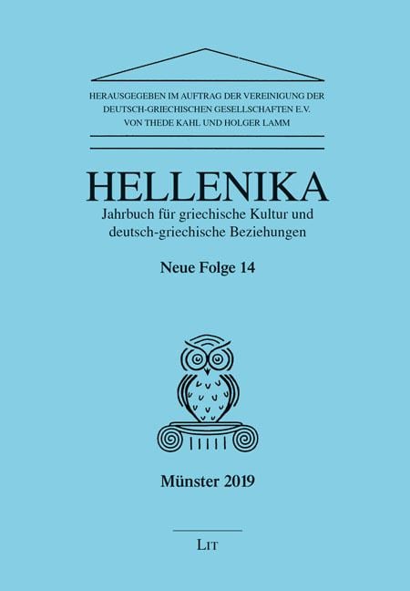 Produktbild: Hellenika. Jahrbuch f&uuml;r griechische Kultur und deutsch-griechische Beziehungen