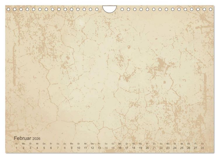 Produktbild: Vintage DIY Bastel-Kalender - Zum Selbstgestalten (Wandkalender 2026 DIN A4 quer), CALVENDO Monatskalender