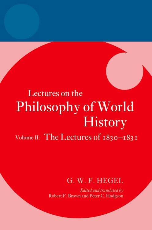 Produktbild: Hegel: Lectures on the Philosophy of World History, Volume II