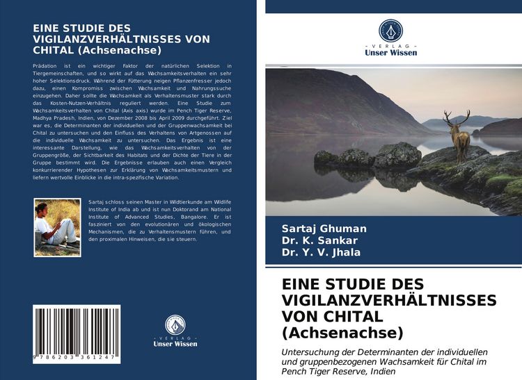 Produktbild: Eine Studie des Vigilanzverh&auml;ltnisses von Chital (achsenachse)