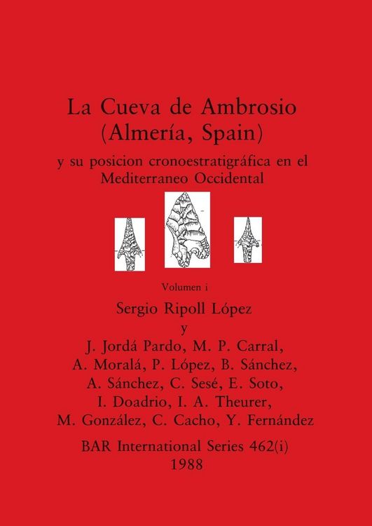 Produktbild: La Cueva de Ambrosio (Almer&iacute;a, Spain), Volumen i