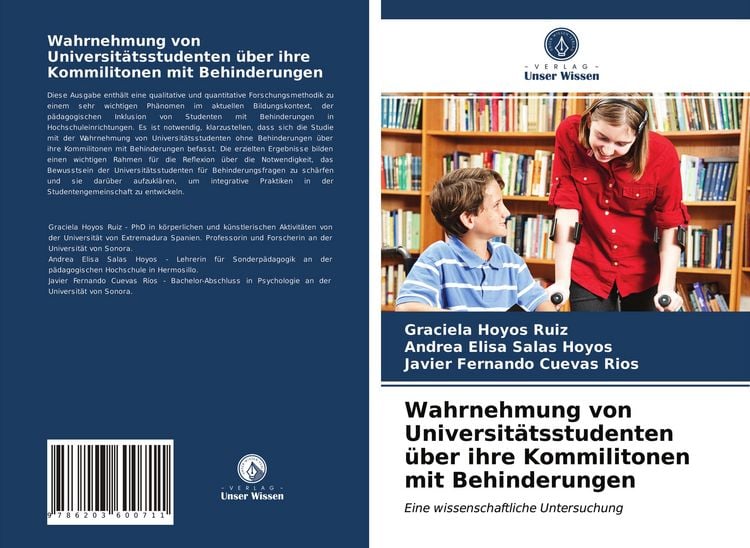 Produktbild: Wahrnehmung von Universit&auml;tsstudenten &uuml;ber ihre Kommilitonen mit Behinderungen