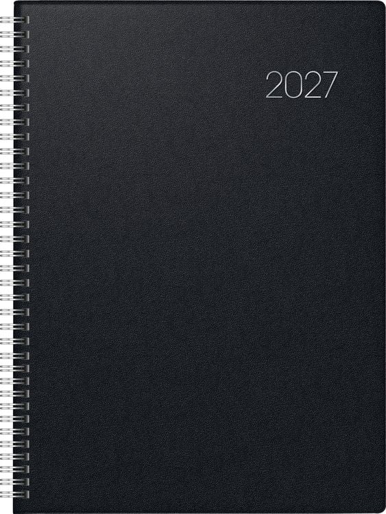 Produktbild: BRUNNEN 1078765907 Buchkalender Mod. 787 2027 A4, Kunststoff, schwarz