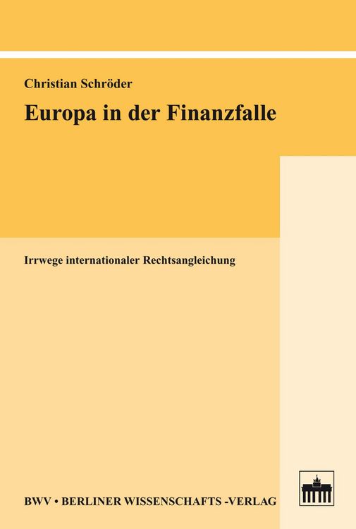 Produktbild: Europa in der Finanzfalle