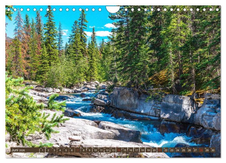 Produktbild: Unterwegs in Kanadas Westen (Wandkalender 2026 DIN A4 quer), CALVENDO Monatskalender