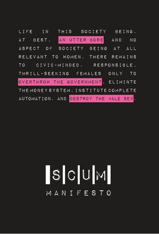 Produktbild: SCUM Manifesto