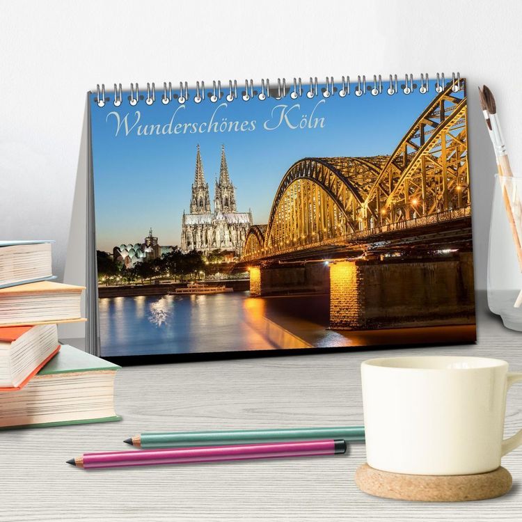 Produktbild: Wundersch&ouml;nes K&ouml;ln (Tischkalender 2027 DIN A5 quer), CALVENDO Monatskalender