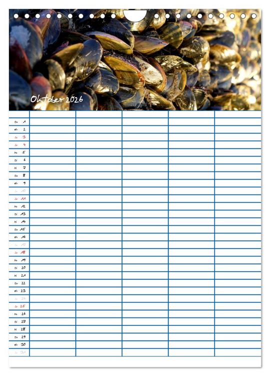 Produktbild: Meer Zeit f&uuml;r uns! (Wandkalender 2026 DIN A4 hoch), CALVENDO Monatskalender