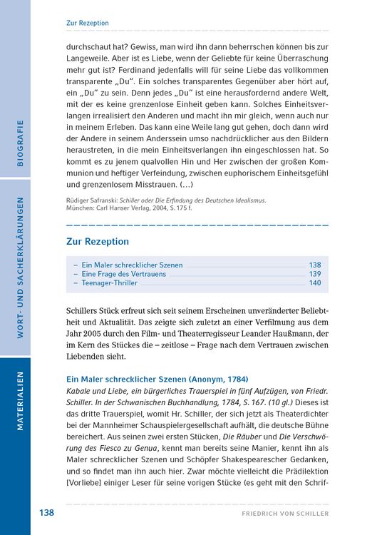 Produktbild: Kabale und Liebe