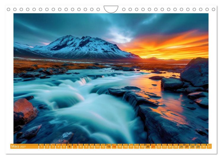 Produktbild: Langzeitbelichtung im hohen Norden (Wandkalender 2027 DIN A4 quer), CALVENDO Monatskalender