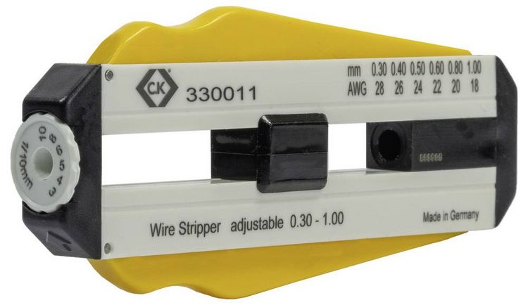Produktbild: C.K 330011 Drahtabisolierer Geeignet f&uuml;r PVC-Dr&auml;hte, PTFE-Dr&auml;hte