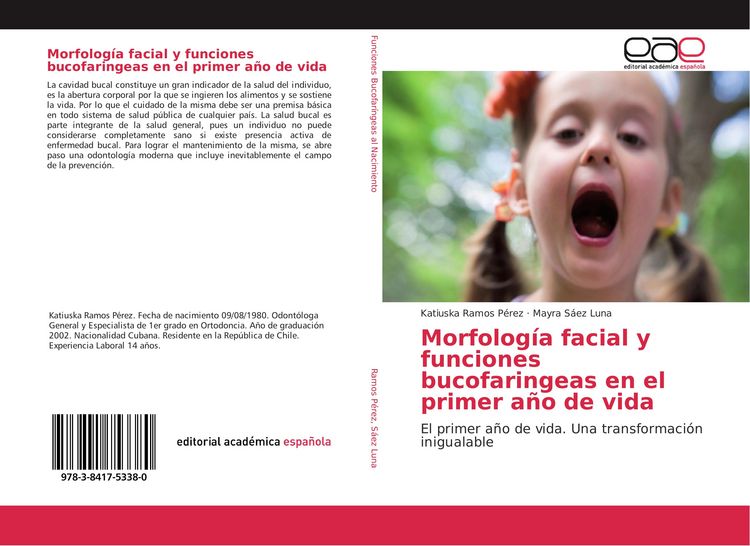 Produktbild: Morfolog&iacute;a facial y funciones bucofaringeas en el primer a&ntilde;o de vida