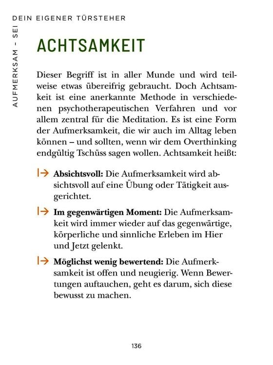 Produktbild: Die 1-Minuten-Strategie gegen Overthinking