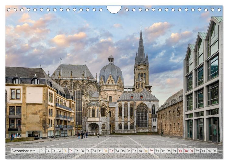 Produktbild: Aachen Impressionen (Wandkalender 2026 DIN A4 quer), CALVENDO Monatskalender