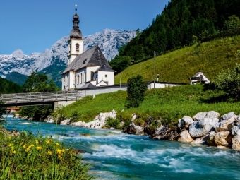 Produktbild: CALVENDO Puzzle Ramsau - Alpen | 1000 Teile Lege-Gr&ouml;&szlig;e 64x48cm Foto-Puzzle f&uuml;r gl&uuml;ckliche Stunden