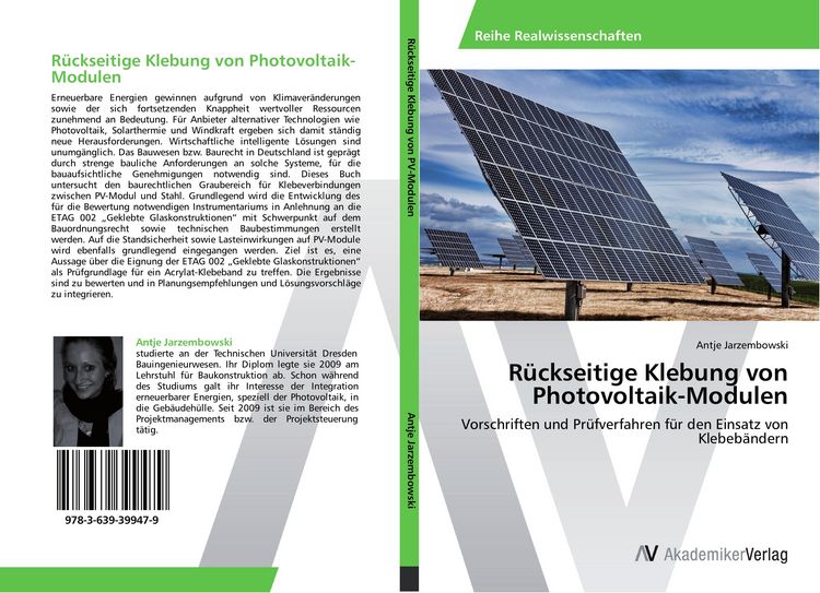 Produktbild: R&uuml;ckseitige Klebung von Photovoltaik-Modulen