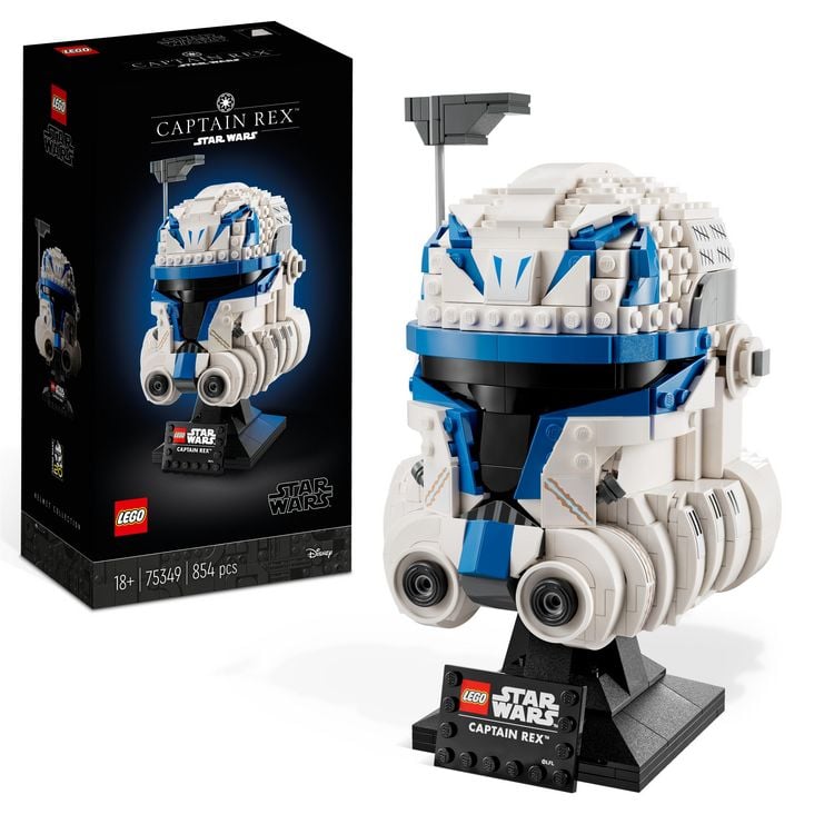 Produktbild: LEGO Star Wars 75349 Captain Rex Helm, Sammlerst&uuml;ck f&uuml;r Erwachsene