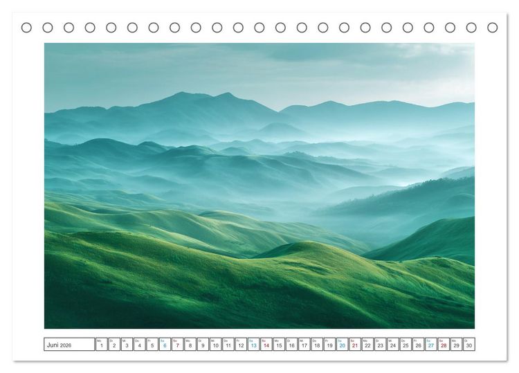Produktbild: Nat&uuml;rliche Harmonie (Tischkalender 2026 DIN A5 quer), CALVENDO Monatskalender