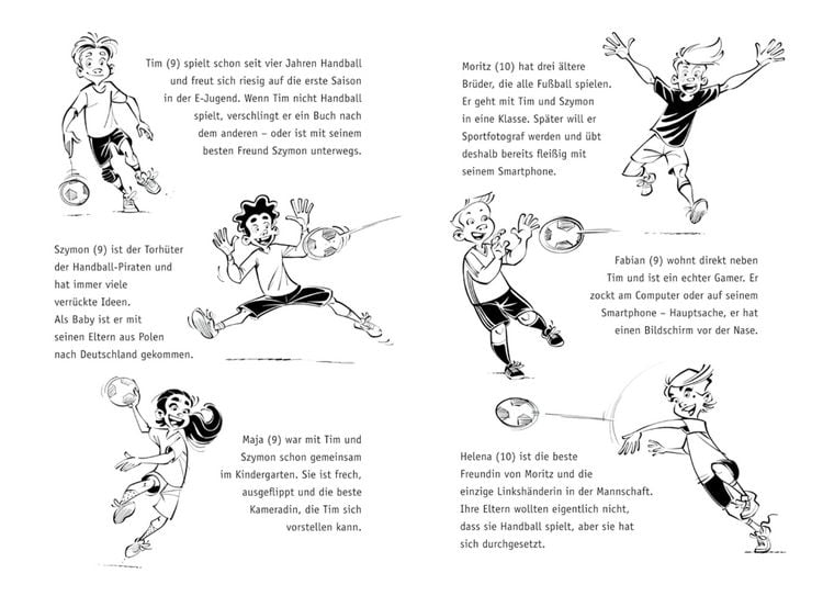 Produktbild: Die Handball-Piraten (Band 1) &ndash; Sprung, Wurf und Sieg