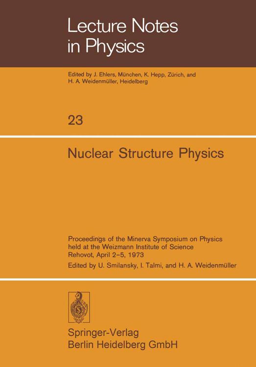 Produktbild: Nuclear Structure Physics