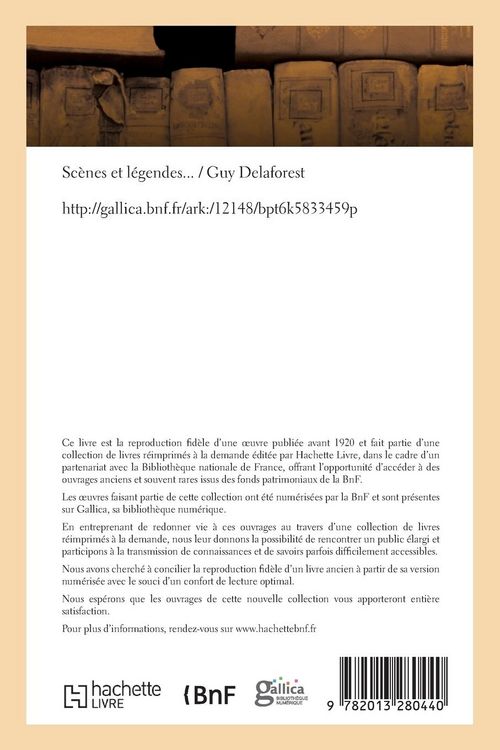 Produktbild: Sc&egrave;nes et l&eacute;gendes