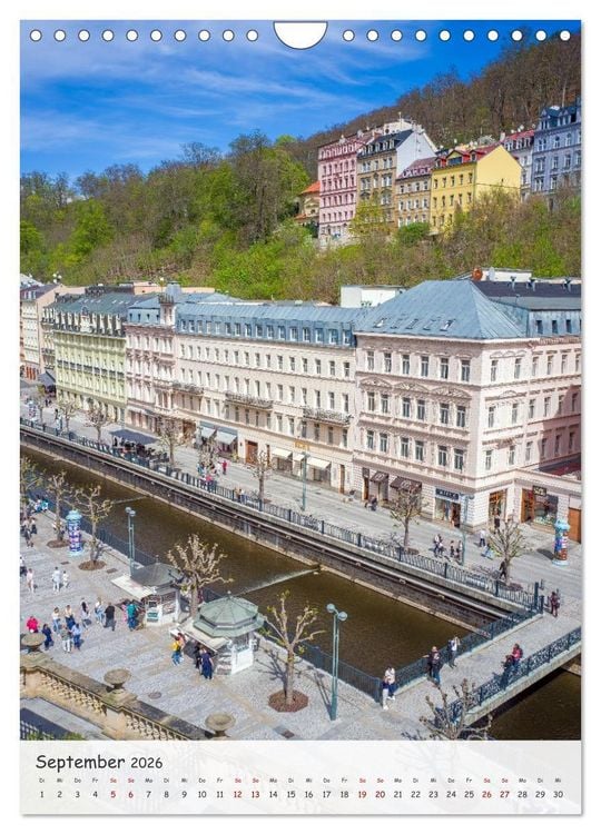 Produktbild: Karlsbad / Karlovy Vary - Heilbad im Westb&ouml;hmischen B&auml;derdreieck (Wandkalender 2026 DIN A4 hoch), CALVENDO Monatskalender