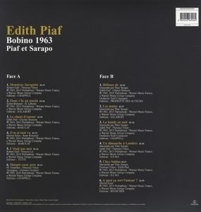 Produktbild: Bobino1963:Piaf Et Sarapo (Remasteris En 2015)
