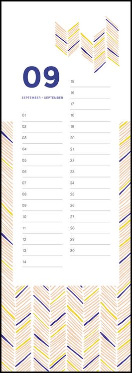 Produktbild: Geburtstagskalender Patterns